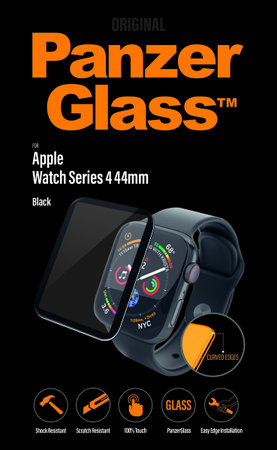 PanzerGlass - Tvrzené Sklo pro Apple Watch Series 4, 5, 6, SE (1st gen) a SE (2nd gen) 44mm, transparentná