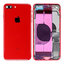 Apple iPhone 8 Plus - Zadní Housing s Malými Díly (Red)