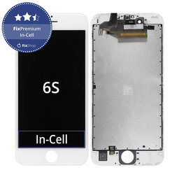 Apple iPhone 6S - LCD Displej + Dotykové Sklo + Rám (White) In-Cell FixPremium