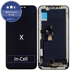 Apple iPhone X - LCD Displej + Dotykové Sklo + Rám In-Cell FixPremium