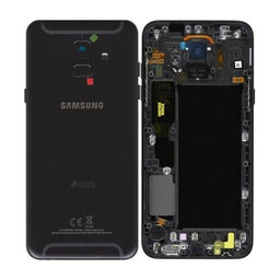 Samsung Galaxy A6 A600 (2018) - Bateriový Kryt (Black) - GH82-16423A Genuine Service Pack