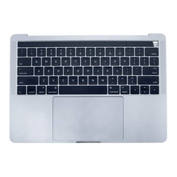 Apple MacBook Pro 13" A1706 (Late 2016 - Mid 2017) - Horní Rám Klávesnice + Klávesnice US + Mikrofon + Trackpad + Reproduktory (Silver)