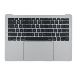 Apple MacBook Pro 13" A1708 (Late 2016 - Mid 2017) - Horní Rám Klávesnice + Klávesnice US + Mikrofon + Trackpad + Reproduktory (Silver)