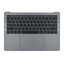 Apple MacBook Pro 13" A1708 (Late 2016 - Mid 2017) - Horní Rám Klávesnice + Klávesnice US + Mikrofon + Trackpad + Reproduktory (Space Gray)
