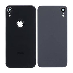Apple iPhone XR - Sklo Zadního Housingu + Sklíčko Kamery (Black)