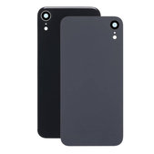 Apple iPhone XR - Sklo Zadního Housingu + Sklíčko Kamery (Black)
