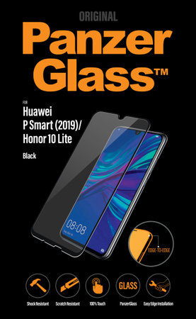 PanzerGlass - Tvrzené Sklo pro Huawei P Smart 2019, P Smart+ 2019, Honor 10 Lite a Honor 10i, černá