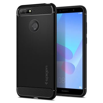 Spigen - Pouzdro Rugged Armor pro Huawei Y6 2018, černá