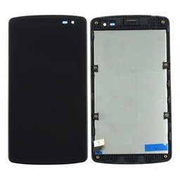 LG F60 D390N - LCD Displej + Dotykové Sklo + Rám (Black) TFT