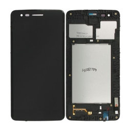 LG K8 M200N (2017) - LCD Displej + Dotykové Sklo + Rám (Black) TFT