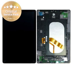 Samsung Galaxy Tab S4 10.5 T830, T835 - LCD Displej + Dotykové Sklo + Rám (Black) - GH97-22199A Genuine Service Pack