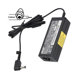 Nabíjecí adaptér pro Acer, 77011170, 45W, 19V, Černá, Genuine Service Pack