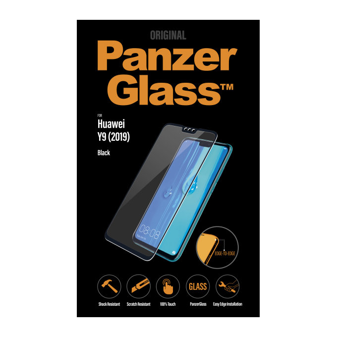 PanzerGlass - Tvrzené Sklo pro Huawei Y9 2019, black