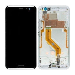 HTC U11 - LCD Displej + Dotykové sklo + Rám (Bílá)