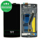 OnePlus One - LCD Displej + Dotykové Sklo + Rám (Black) TFT