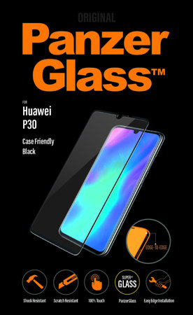 PanzerGlass - Tvrzené Sklo Case Friendly pro Huawei P30, black