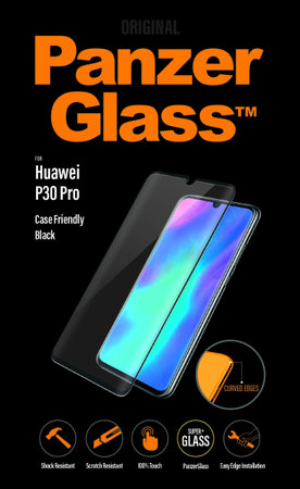 PanzerGlass - Tvrzené Sklo Case Friendly pro Huawei P30 Pro, black
