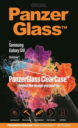 PanzerGlass - Pouzdro ClearCase pro Samsung Galaxy S10, transparentná