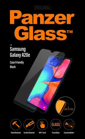 PanzerGlass - Tvrzené Sklo Case Friendly pro Samsung Galaxy A10e a A20e, černá
