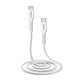 SBS - Lightning / USB-C Kabel (1m), bílá