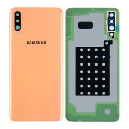 Samsung Galaxy A70 A705F - Bateriový Kryt (Coral) - GH82-19796D, GH82-19467D Genuine Service Pack