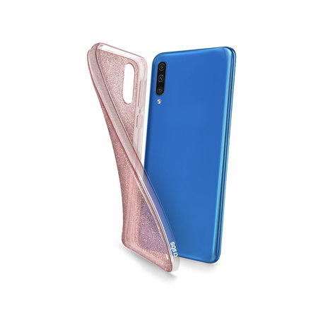 SBS - Pouzdro Glitter pro Samsung Galaxy A50, růžová