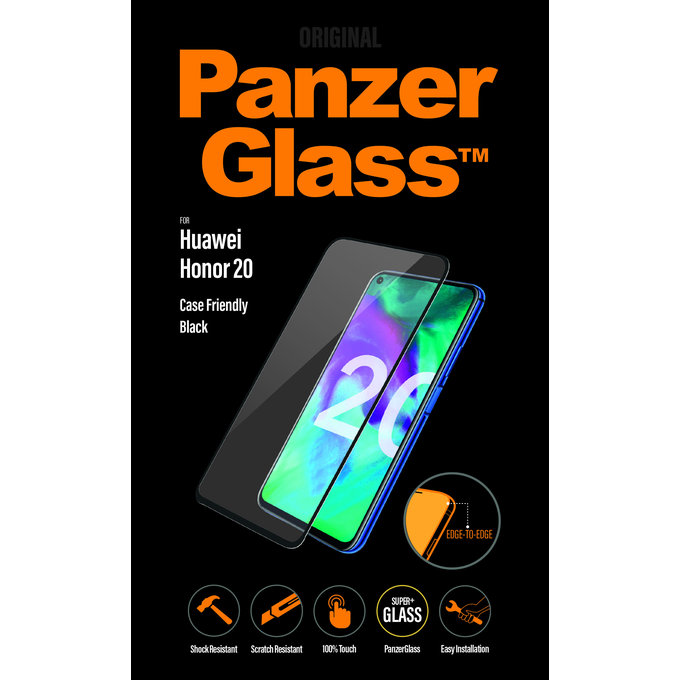 PanzerGlass - Tvrzené Sklo Case Friendly pro Honor 20, black