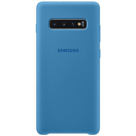 Samsung - Pouzdro Silicone Cover pro Samsung Galaxy S10 +, modrá