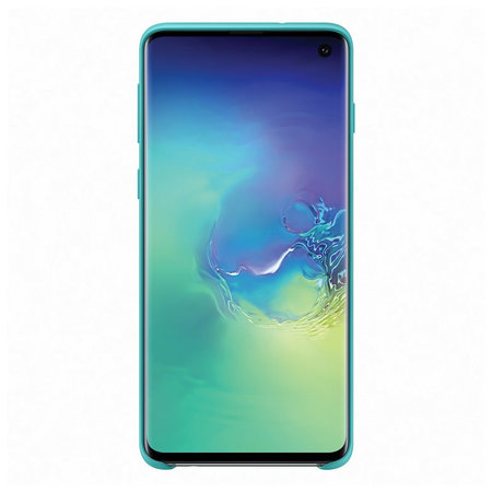 Samsung - Pouzdro Silicone Cover pro Samsung Galaxy S10, zelená