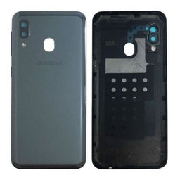 Samsung Galaxy A20e A202F - Bateriový Kryt (Black) - GH82-20125A Genuine Service Pack