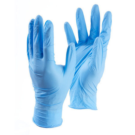 ESD rukavice z nitrilkaučuku (1 balení - 100ks) - velikost L