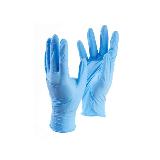 ESD rukavice z nitrilkaučuku (1 balení - 100ks) - velikost L