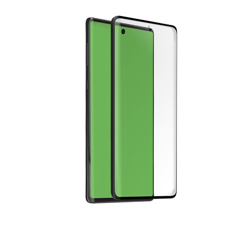 SBS - Tvrzené Sklo 4D Full Glass Case Friendly pro Samsung Galaxy Note 10+, černá