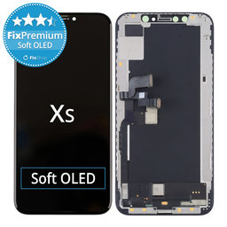 Apple iPhone XS - LCD Displej + Dotykové Sklo + Rám Soft OLED FixPremium