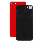 Apple iPhone 8 - Sklo Zadního Housingu + Sklíčko Zadní Kamery (Red)
