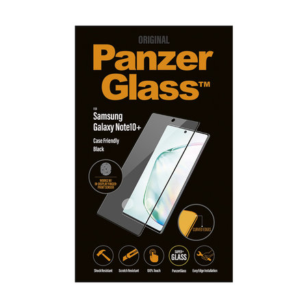 PanzerGlass - Tvrzené sklo Case Friendly pro Samsung Galaxy Note 10+, černá