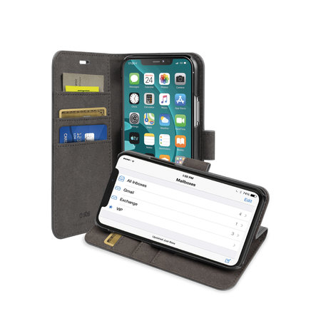 SBS - Pouzdro Wallet Stand pro iPhone 11, černá