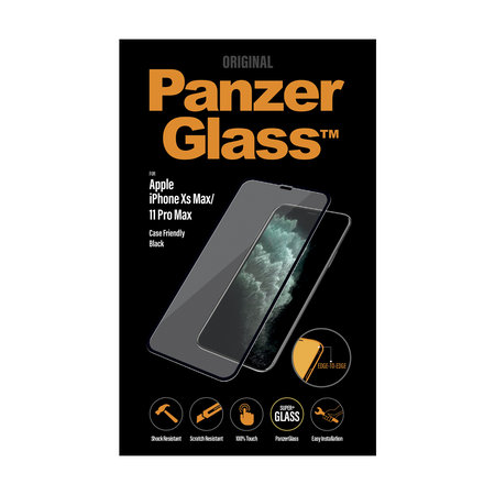 PanzerGlass - Tvrzené Sklo Case Friendly pro iPhone XS Max a 11 Pro Max, černá