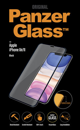 PanzerGlass - Tvrzené Sklo Standard Fit pro iPhone XR a 11, black