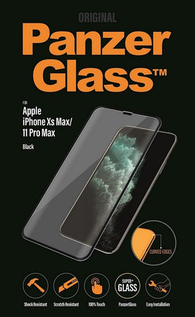 PanzerGlass - Tvrzené Sklo Standard Fit pro iPhone XS Max a 11 Pro Max, black