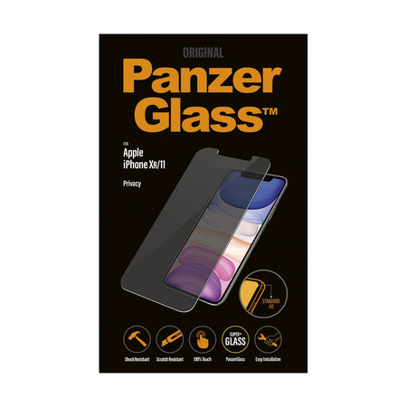 PanzerGlass - Tvrzené Sklo Privacy Standard Fit pro iPhone XR a 11, transparentná