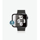 PanzerGlass - Tvrzené Sklo Full Silicone pro Apple Watch Series 4, 5, 6, SE (1st gen) a SE (2nd gen) 40mm, černá