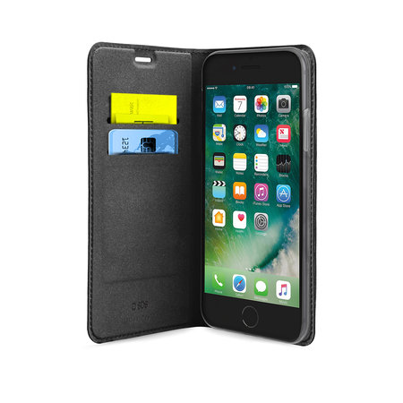 SBS - Pouzdro Book Wallet Lite pro iPhone 6, 6s, 7, 8, SE 2020 a SE 2022, černá