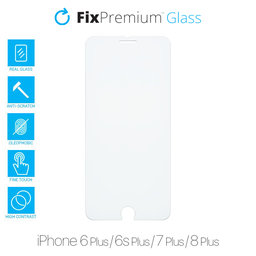 FixPremium Glass - Tvrzené sklo pro iPhone 6 Plus, 6s Plus, 7 Plus a 8 Plus