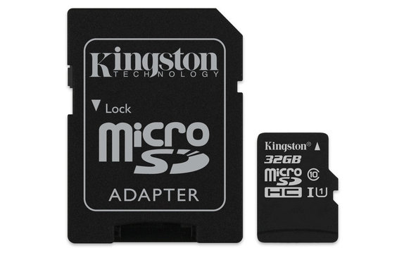 Kingston - MicroSDHC Paměťová Karta Canvas Select Plus 32 GB + SD Adaptér