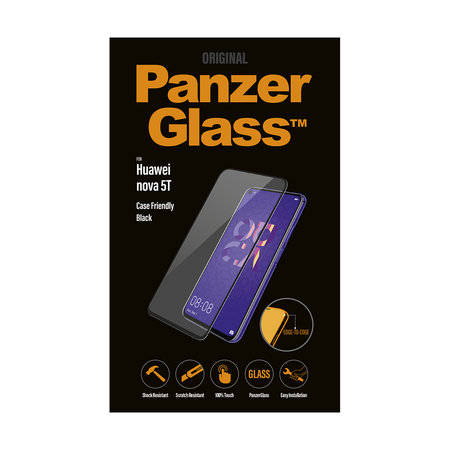 PanzerGlass - Tvrzené Sklo Case Friendly pro Huawei Nova 5T, black