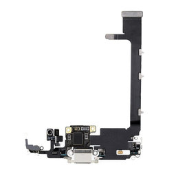 Apple iPhone 11 Pro Max - Nabíjecí Konektor + Flex Kabel (Silver)