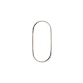 Apple iPhone X - Rám Sklíčka Zadní Kamery (Silver)