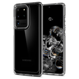 Spigen - Pouzdro Ultra Hybrid pro Samsung Galaxy S20 Ultra, transparentná