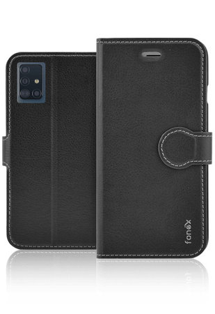 Fonex - Pouzdro Book Identity pro Samsung Galaxy A71, černá